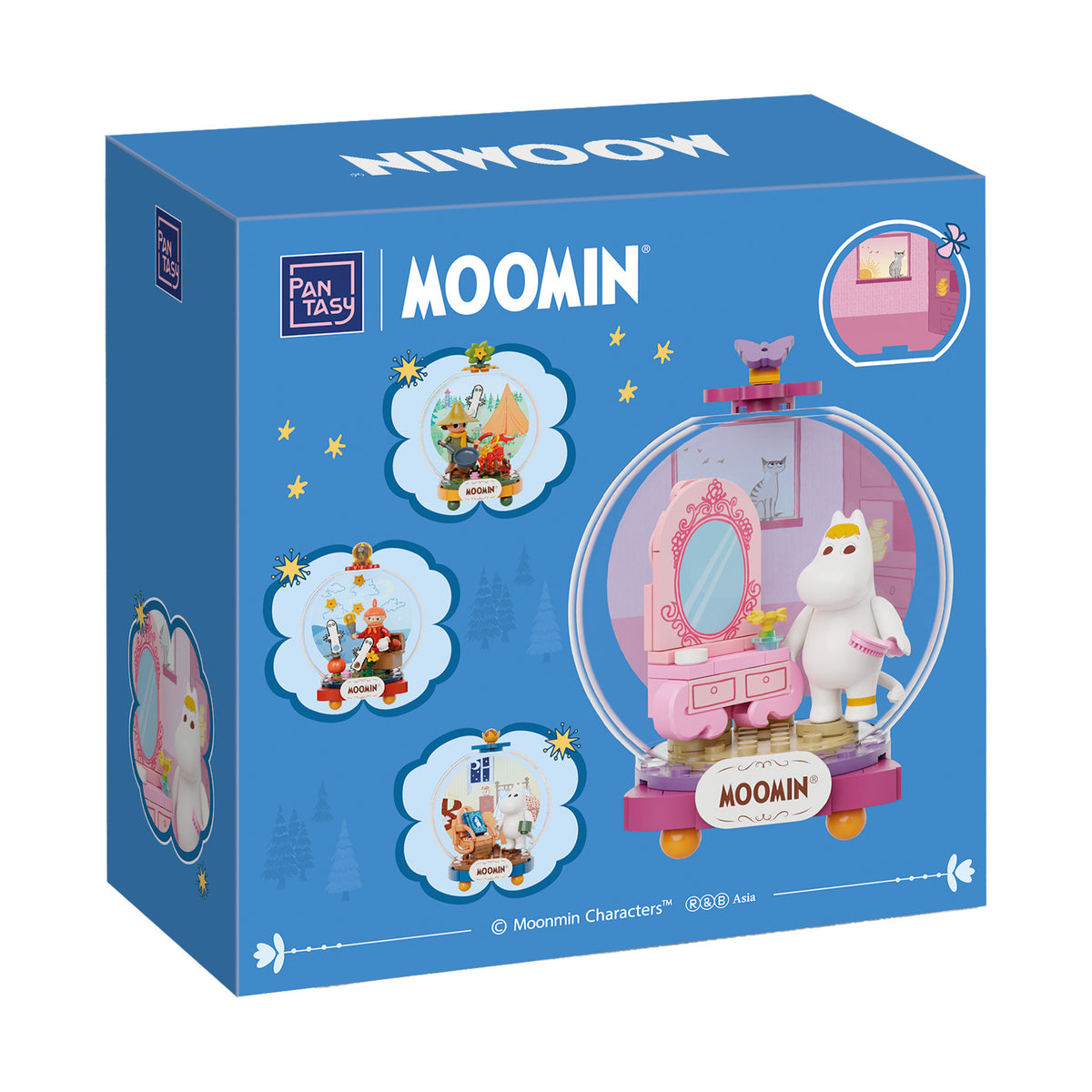 Pantasy Moomin Snorkmaiden's Dresser PA87208 – box back panel