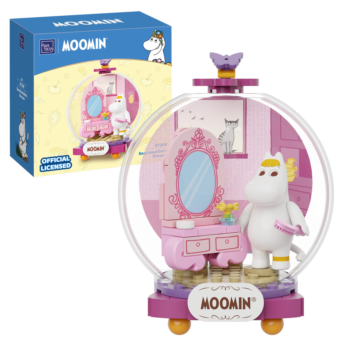 Pantasy Moomin Snorkmaiden's Dresser PA87208 – box with built model