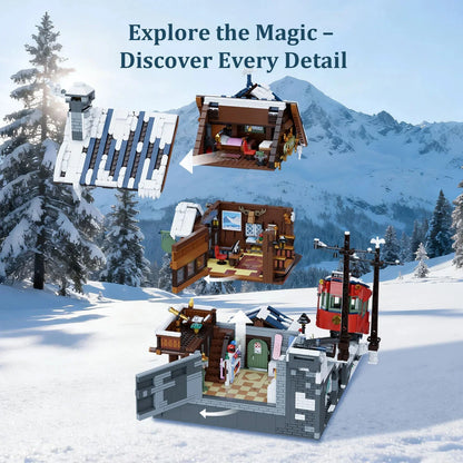 Pantasy - Mountain Summit Ski Cabin - 3135 Pcs - Pa85033 - Product Image