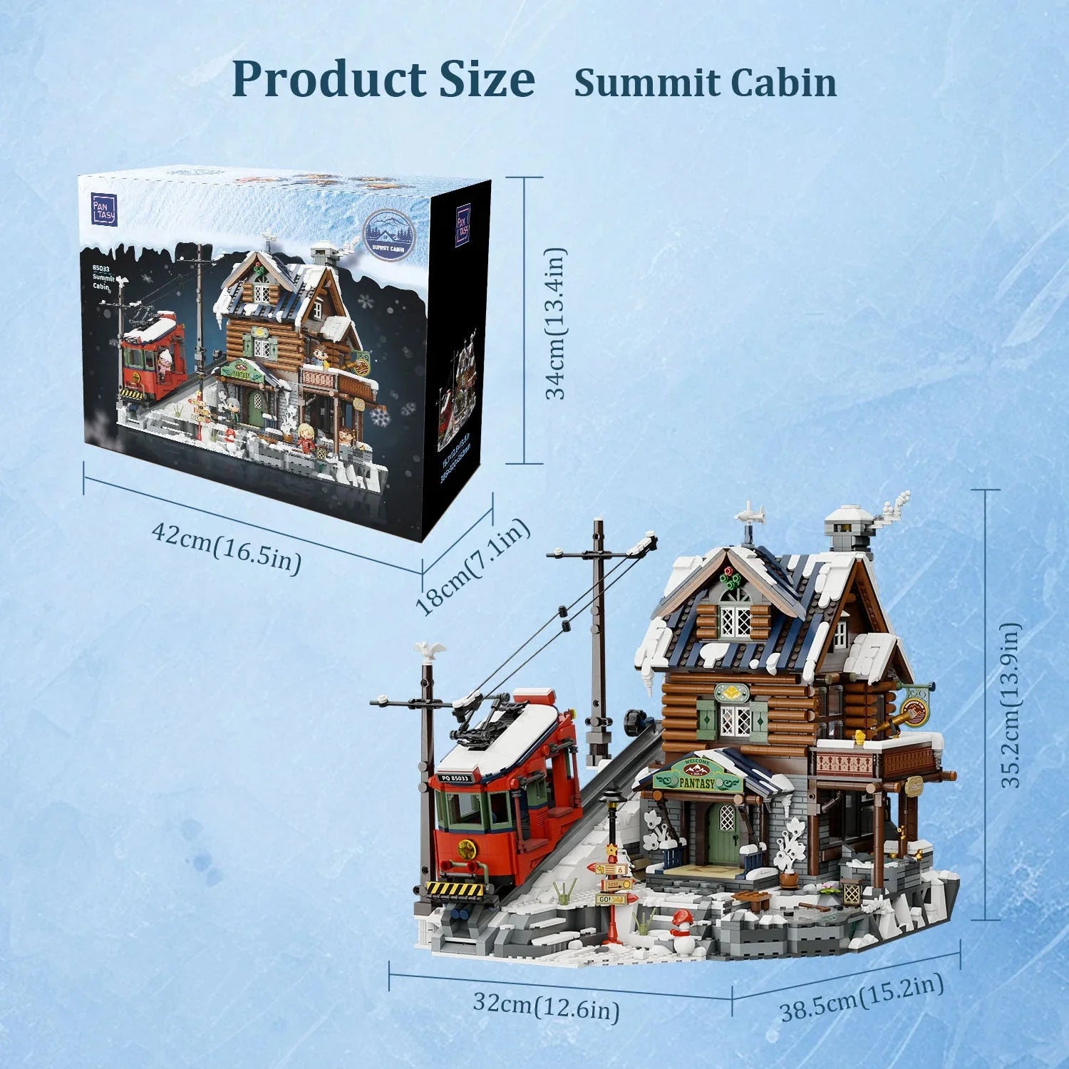Pantasy - Mountain Summit Ski Cabin - 3135 Pcs - Pa85033 - Product Image