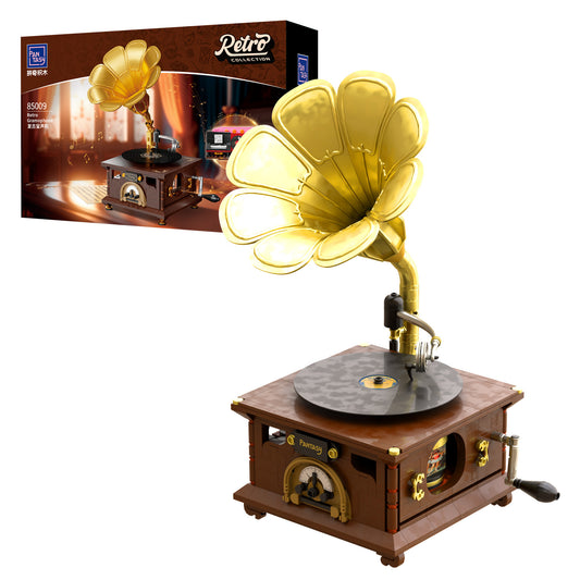 Pantasy Retro Gramophone brick building model PA85009 - box front