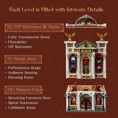 Pantasy - The Opera Building - 3518 Pcs - Pa85019 - Product Image