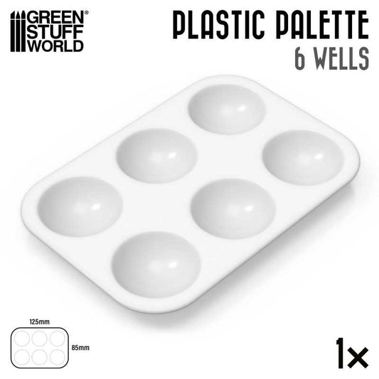 Green Stuff World - 6 Well Plastic Palette