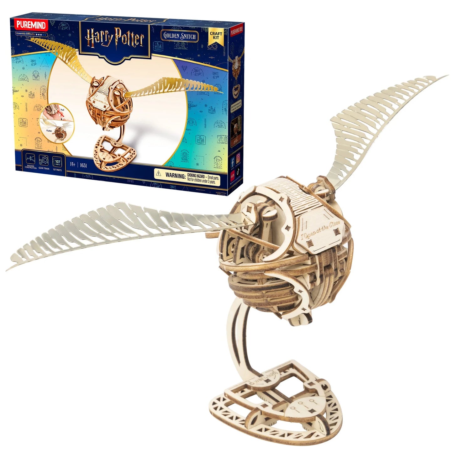 Puremind - Harry Potter Mechanical Golden Snitch - Pm1631 - Product Image
