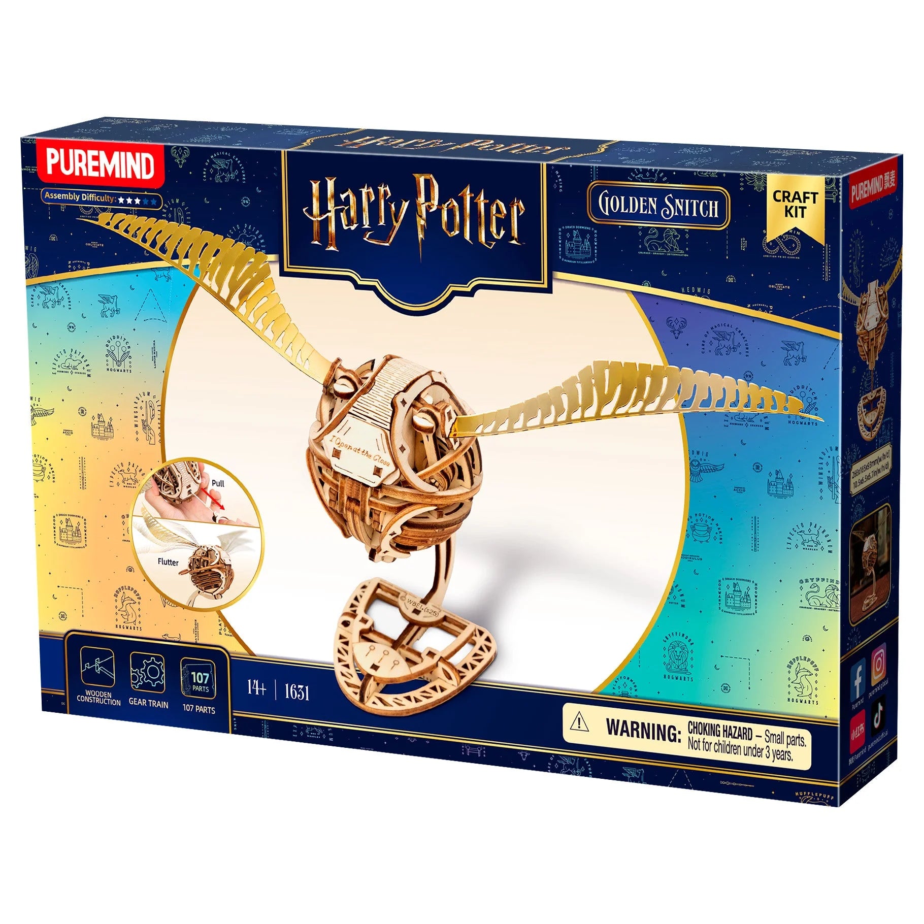 Puremind - Harry Potter Mechanical Golden Snitch - Pm1631 - Product Image