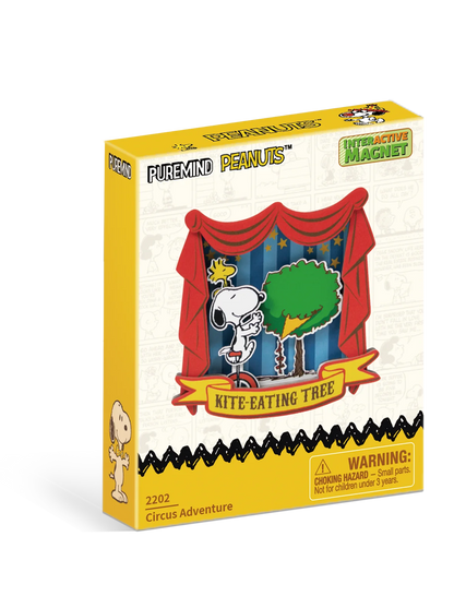 Puremind - Peanuts™ Snoopy'S Circus Adventure Wooden Magnet - Pm2202 - Product Image
