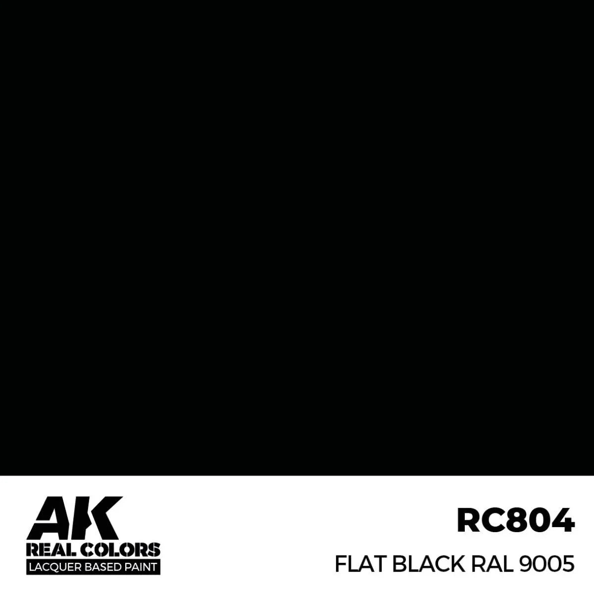 RC804 - AK Real Colors - Flat Black RAL 9005 - Product Image
