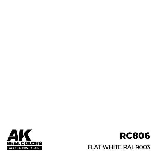RC806 - AK Real Colors - Flat White RAL 9003 - Product Image