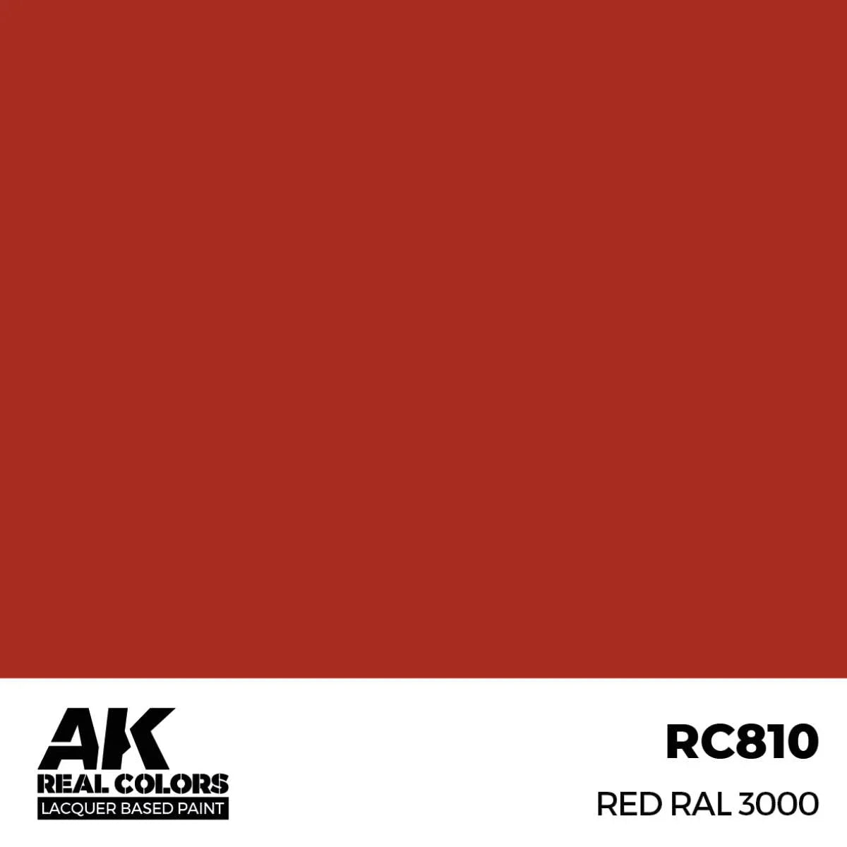 RC810 - AK Real Colors - Red - Product Image