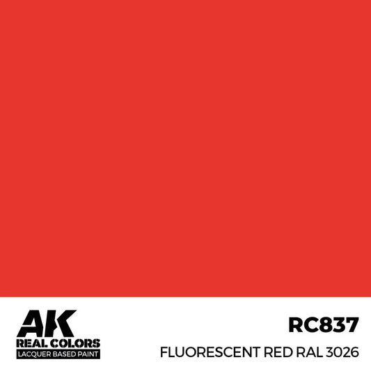 RC837 - AK Real Colors - Fluorescent Red RAL3026 - Product Image