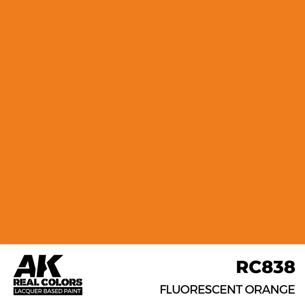 RC838 - AK Real Colors - Fluorescent Orange RAL3024 - Product Image