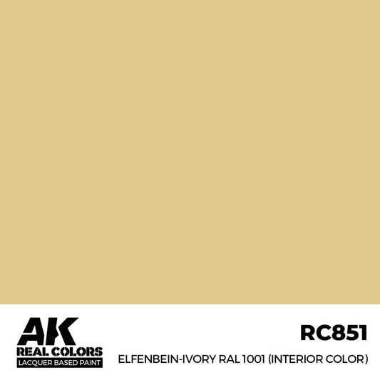 RC851 - AK Real Colors - Elfenbein-Ivory (Interior Color) RAL 1001 - Product Image
