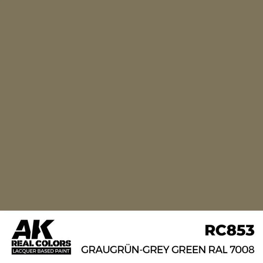 RC853 - AK Real Colors - Graugrün-Grey Green RAL 7008 - Product Image