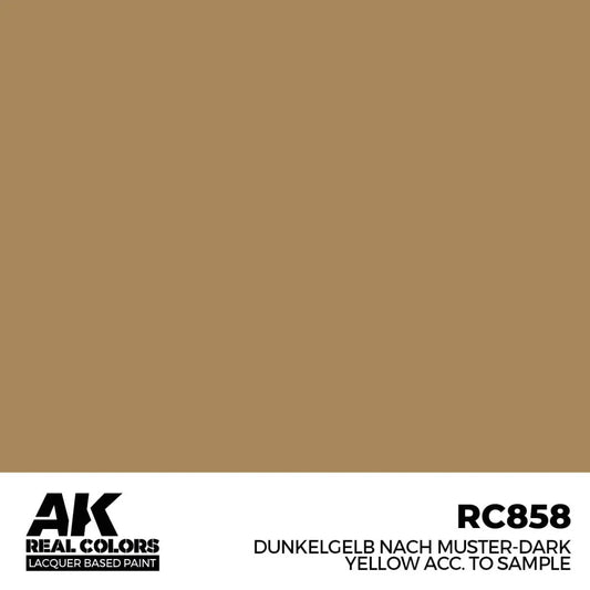 RC858 - AK Real Colors - Dunkelgelb nach Muster-Dark Yellow acc. to Sample - Product Image