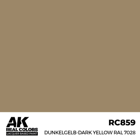 RC859 - AK Real Colors - Dunkelgelb-Dark Yellow RAL 7028 - Product Image
