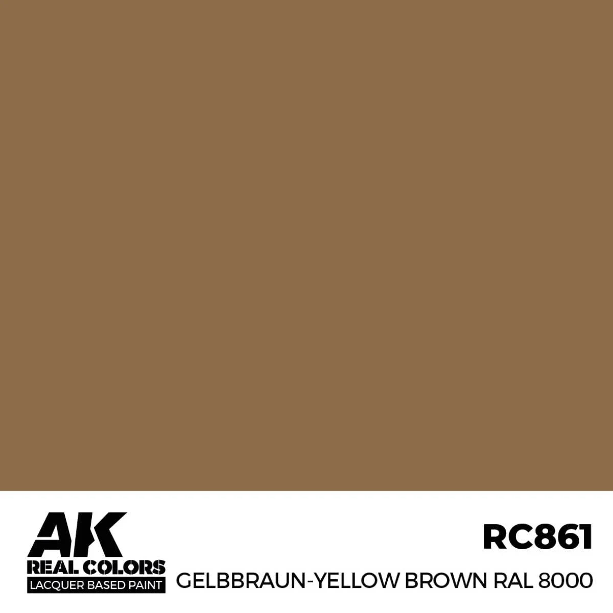RC861 - AK Real Colors - Gelbraun-Yellow Brown RAL 8000 - Product Image