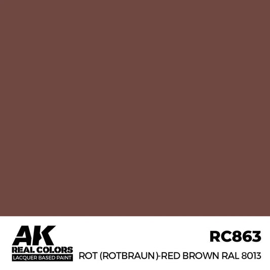 RC863 - AK Real Colors - Rot (Rotbraun)-Red (Red Brown) RAL 8013 - Product Image