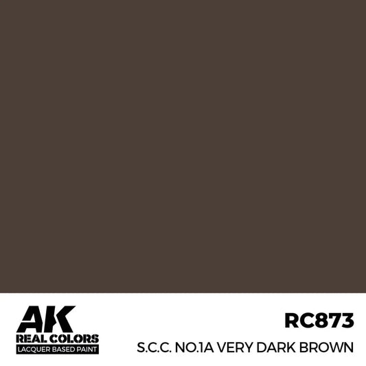 RC873 - AK Real Colors - S.C.C. No.1A Very Dark Brown - Product Image