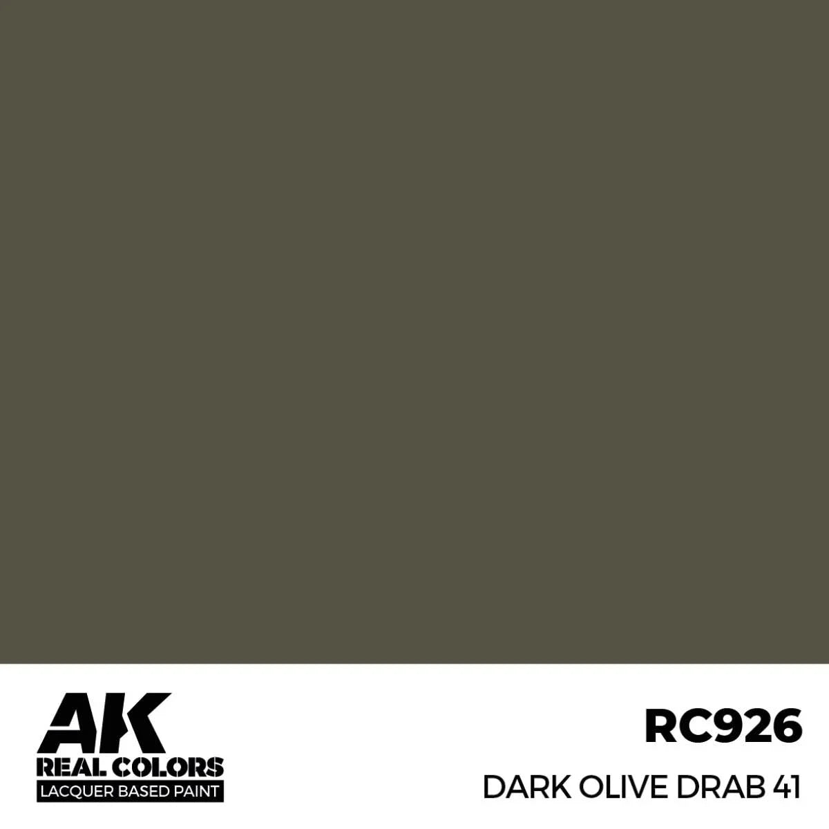 RC926 - AK Real Colors - Dark Olive Drab 41 FS 33070 - Product Image