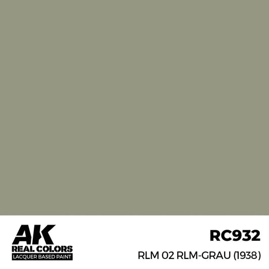 RC932 - AK Real Colors - RLM 02 RLM-Grau (1938) - Product Image