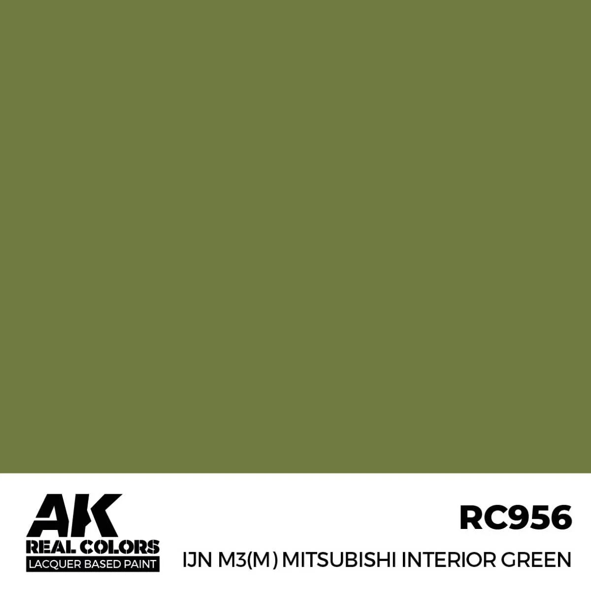 RC956 - AK Real Colors - IJN M3(M) Mitsubishi Interior Green - Product Image