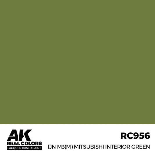 RC956 - AK Real Colors - IJN M3(M) Mitsubishi Interior Green - Product Image