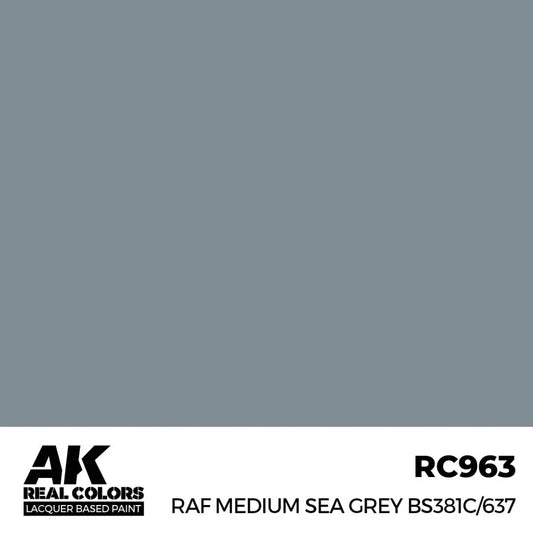RC963 - AK Real Colors - RAF Medium Sea Grey BS381C/637 - Product Image