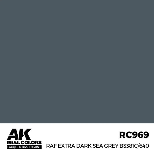 RC969 - AK Real Colors - RAF Extra Dark Sea Grey BS381C/640 - Product Image