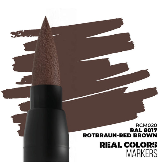 RCM020 - AK Real Color Marker - RAL 8017 Red Brown - Product Image