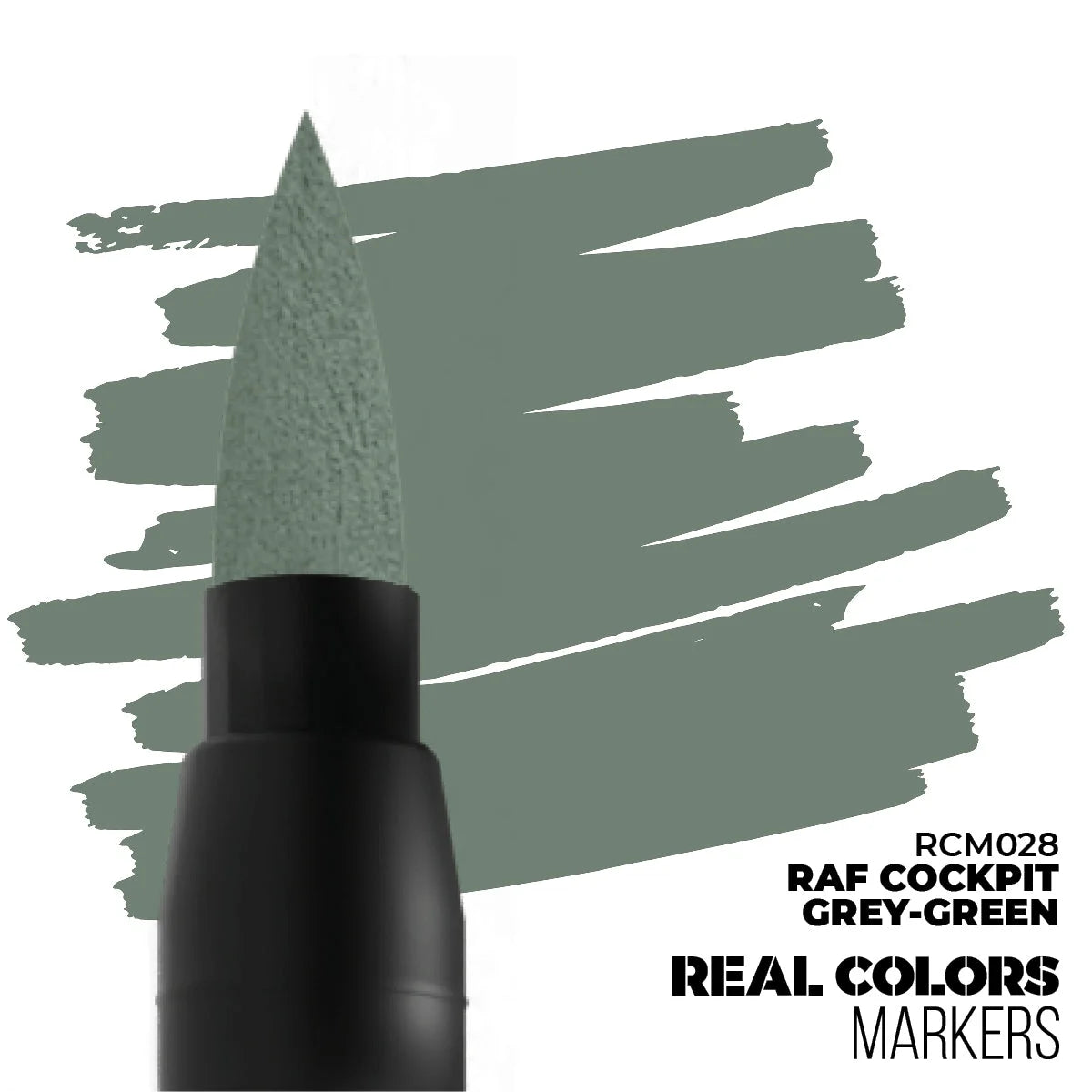 RCM028 - AK Real Color Marker - RAF Cockpit Grey-Green - Product Image