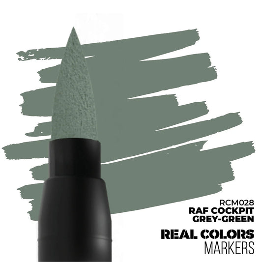 RCM028 - AK Real Color Marker - RAF Cockpit Grey-Green - Product Image