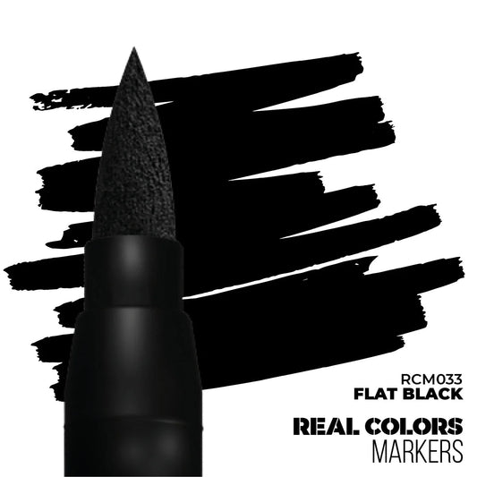 RCM033 - AK Real Color Marker - Flat Black - Product Image