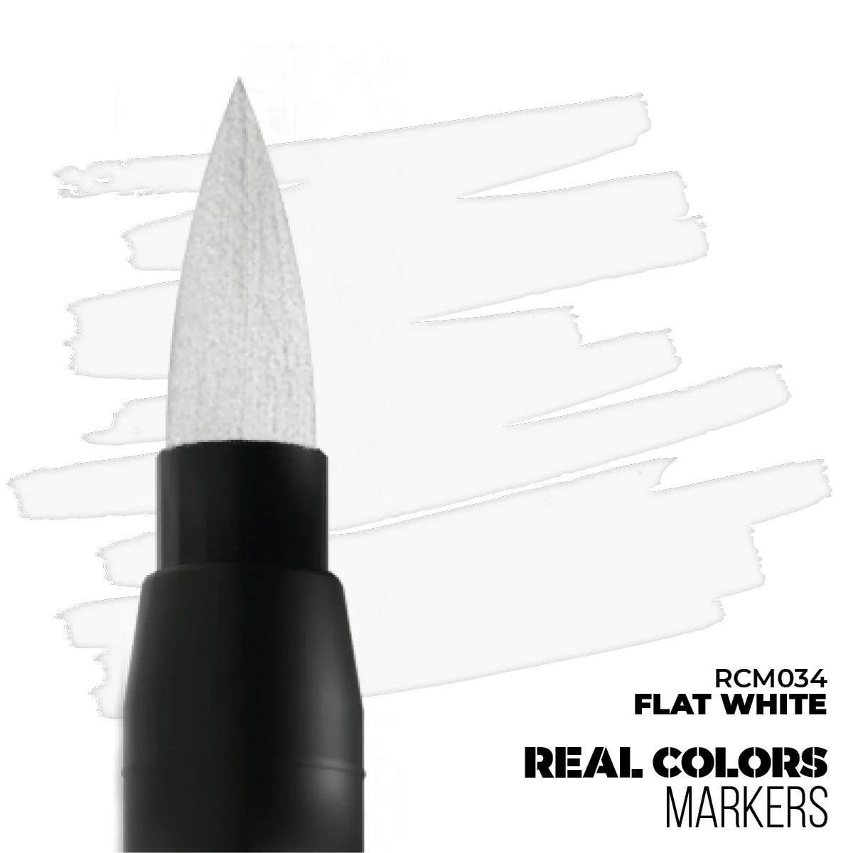 RCM034 - AK Real Color Marker - Flat White - Product Image