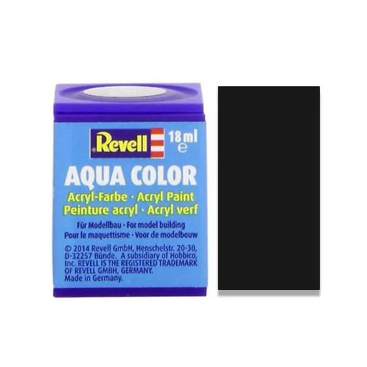 RL36108 - Revell Aqua Color 8 - Matt Black - Product Image