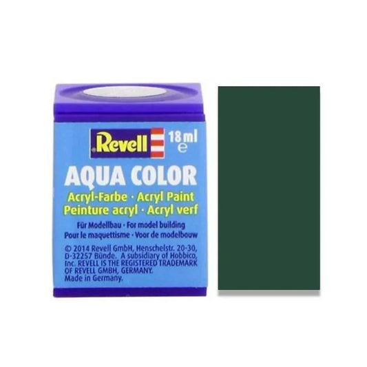 RL36168 - Revell Aqua Color 68 - Matt Dark Green RAF - Product Image