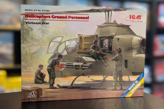 ICM Figures 1/35 - Helicopter Ground Personnel (Vietnam War) 4 Figures - ICM53102