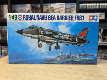 Tamiya 1/48 Aircraft - Hawker Sea Harrier FRS.1 - 61026