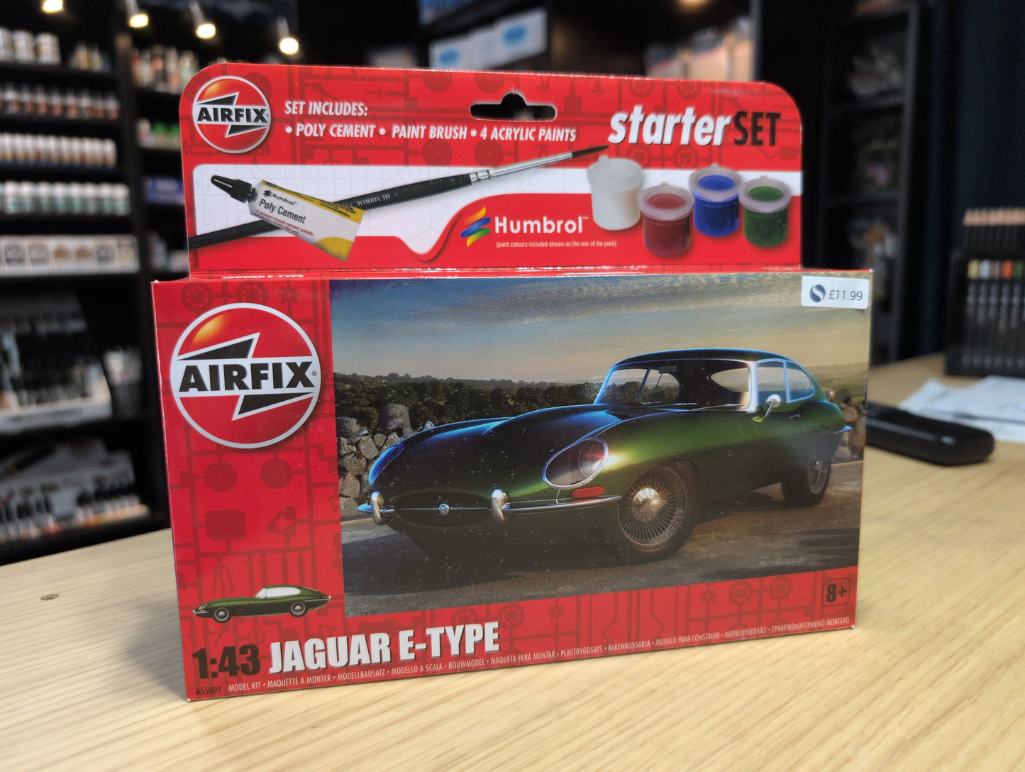 1/43 Airfix - Jaguar E-type Starter Set