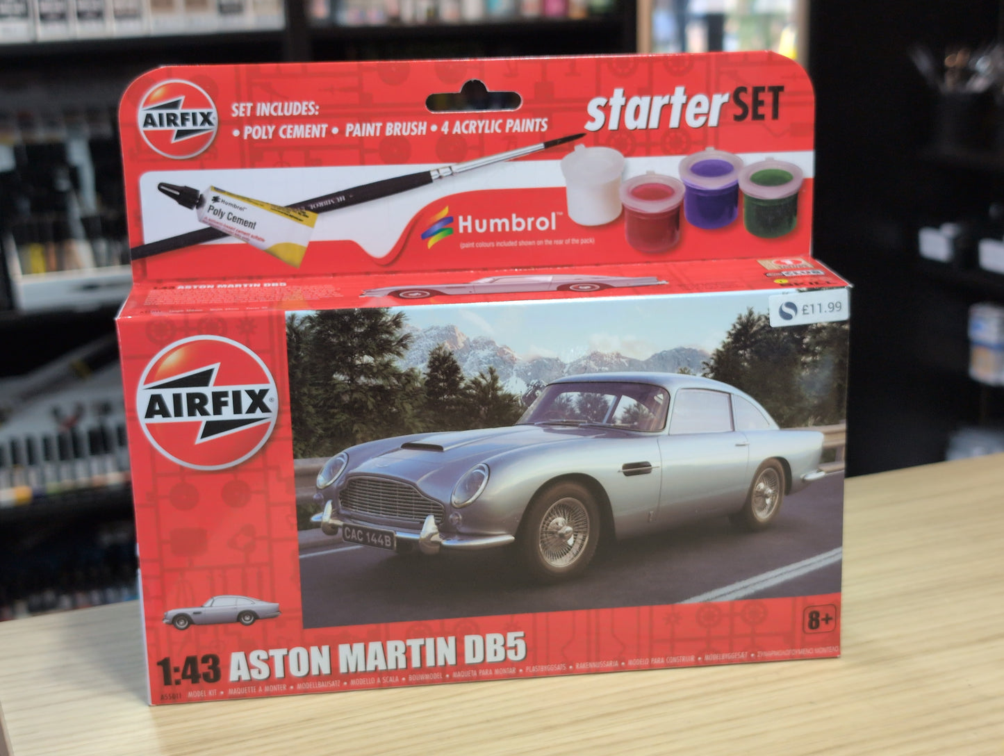 1/43 Airfix - Aston Martin DB5 Starter Set