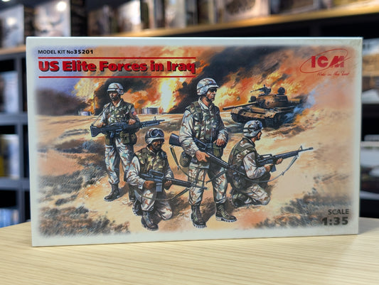 ICM Figures 1:35 - US Elite Forces In Iraq 4 Figures - ICM35201