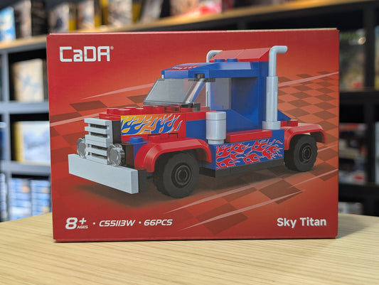 CaDA 1:48 Mini Cars - Mini Sky Titan Racing Truck - 66 pcs - C55113W