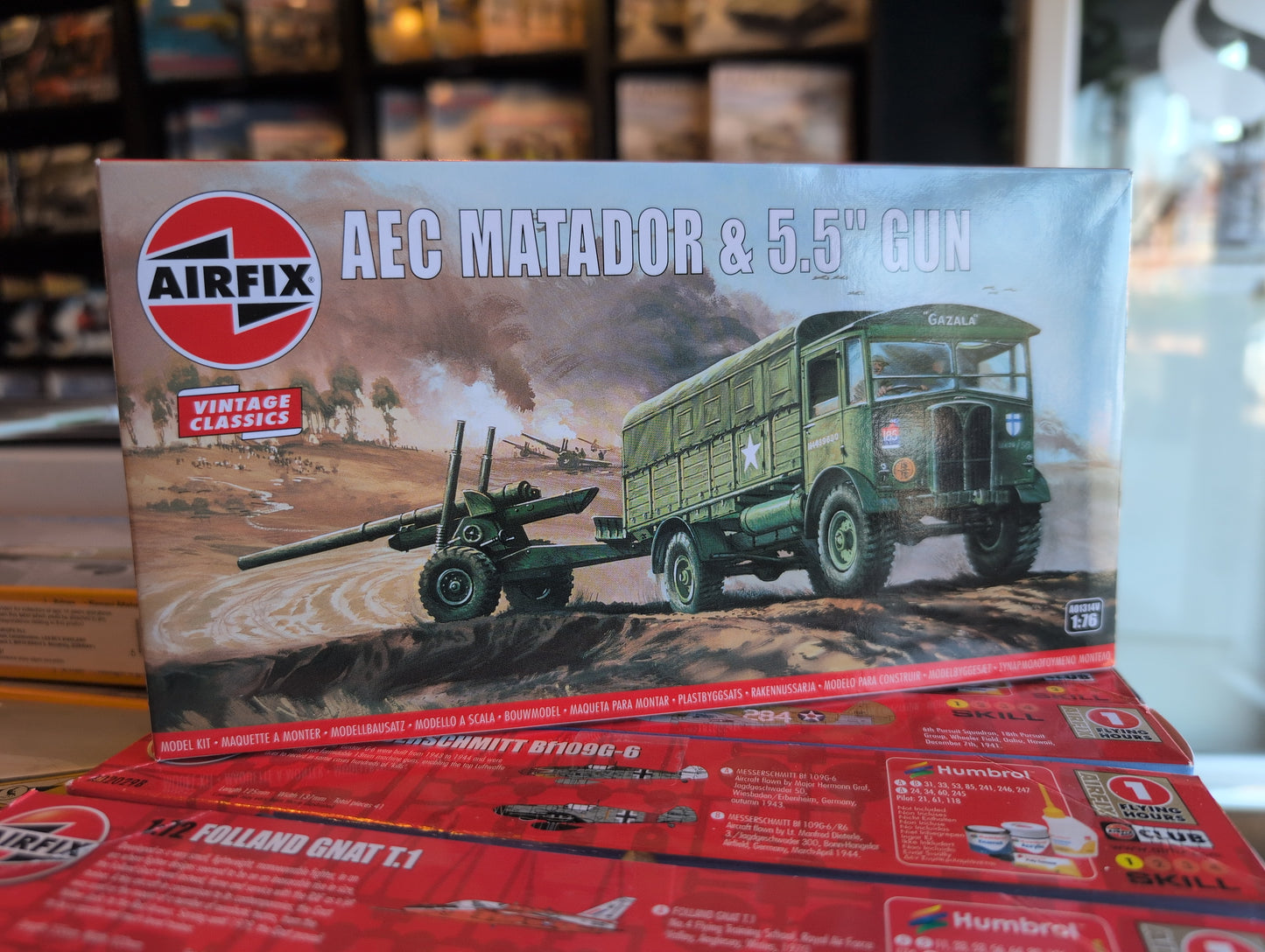 1/76 Airfix - AEC Matador & 5.5" Gun