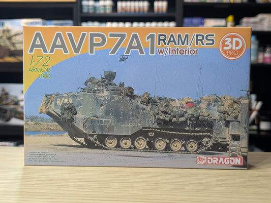 Dragon 1/72 Military - 1/72 Aavp7A1 Ram/Rs With Interior - D7619