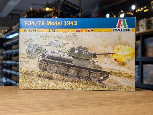 Italeri 1/72 Military - T-34/76 Mod 43 - 7078