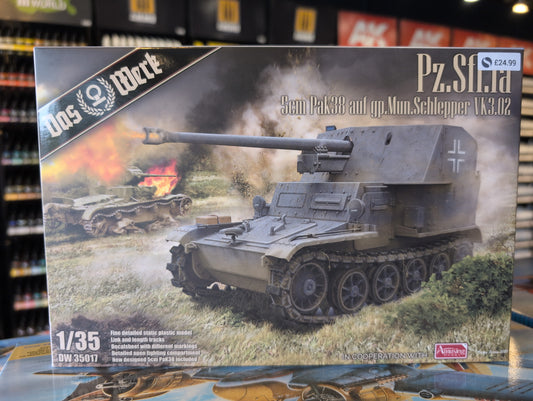 1/35 Das Werk - Pz.Sfl.Ia 5cm Pak38 auf.Mun.Schlepper VK3.02