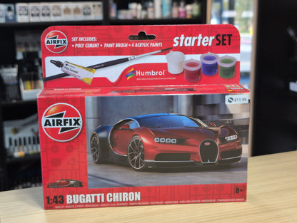 1/43 Airfix - Bugatti Chiron Starter Set