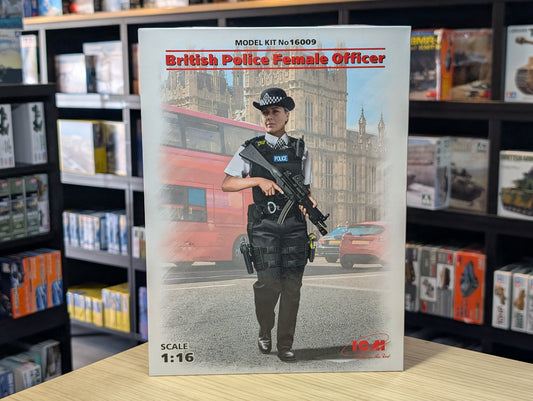ICM Figures 1:16 - British Police Female Officer 1:16 Figure - ICM16009