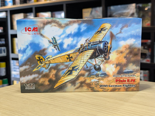 ICM Aircraft 1:72 - Pfalz E.IV, WWI German Fighter Plane - ICM72121