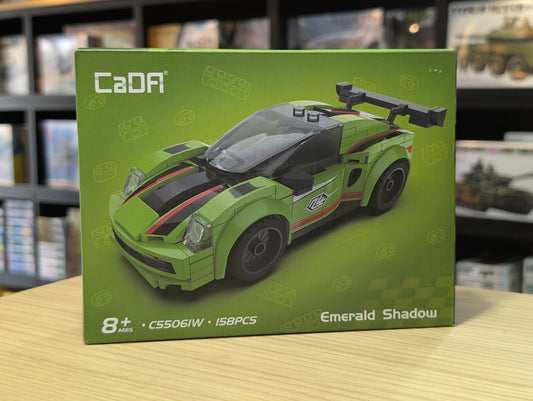 CaDA 1:32 Cars - Emerald Shadow Sprint Racing Cars - 158 pcs - C55061W