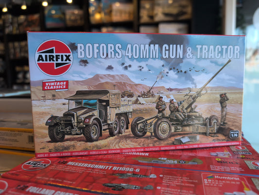 1/76 Airfix - Bofors 40mm Gun & Tractor